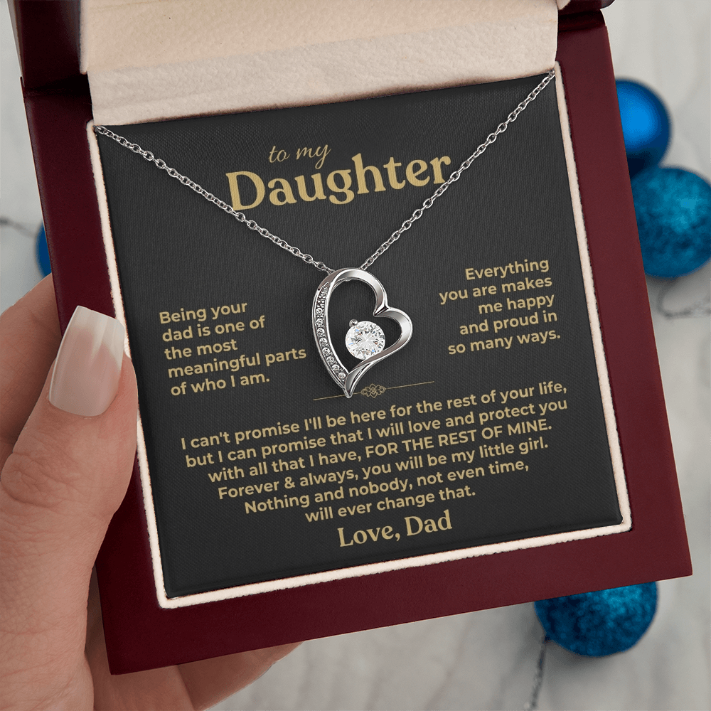 To My Daughter - The Liana Promise™ Necklace - "My Little Girl"