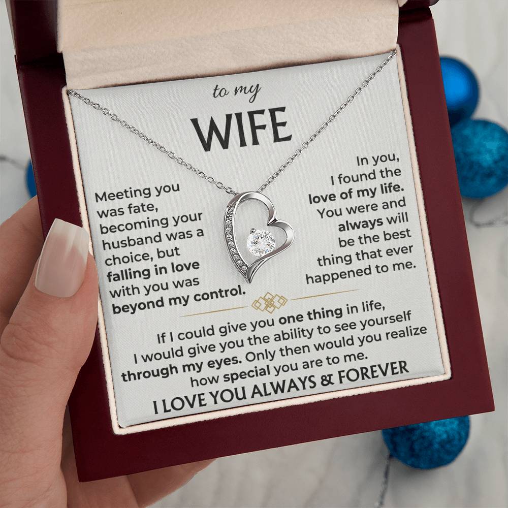 To My Wife - The Liana Promise™ Necklace - "Fate"