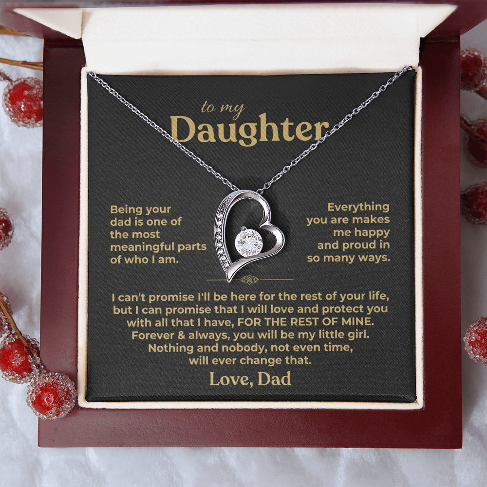 To My Daughter - The Liana Promise™ Necklace - "My Little Girl"