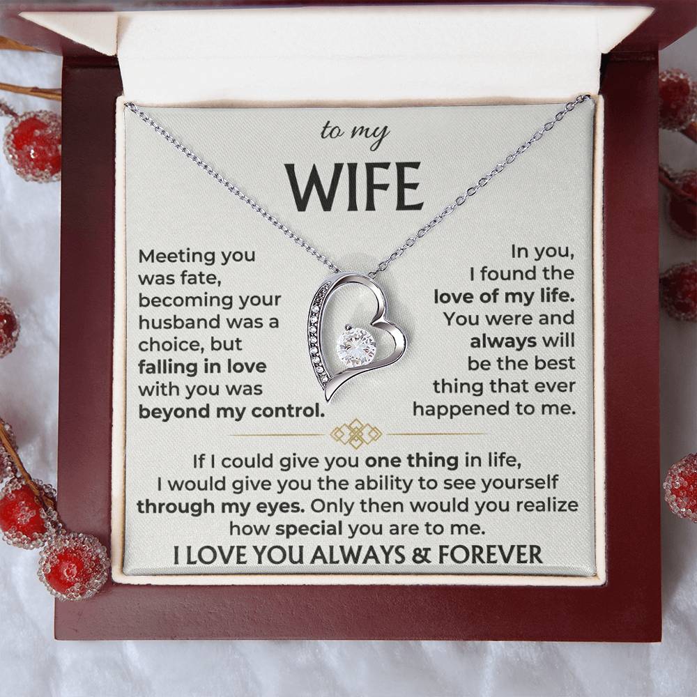 To My Wife - The Liana Promise™ Necklace - "Fate"