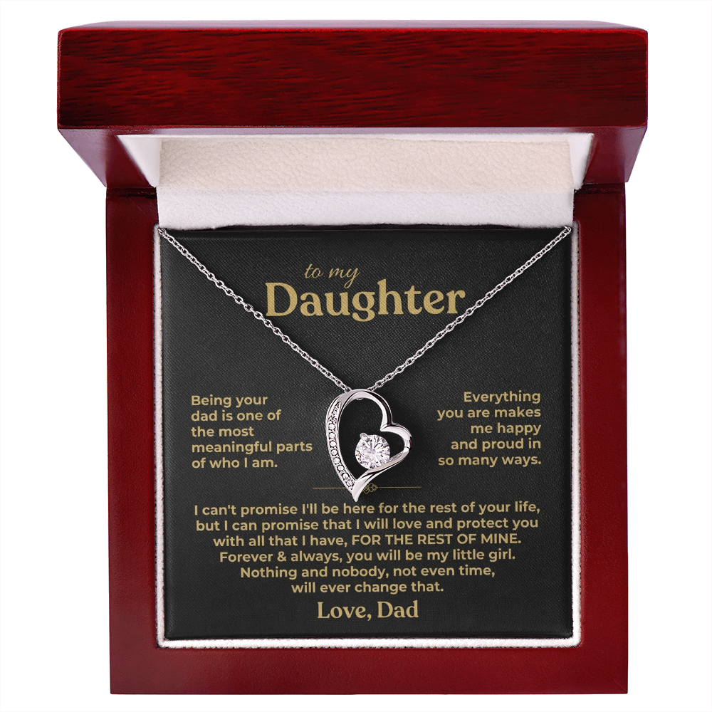 To My Daughter - The Liana Promise™ Necklace - "My Little Girl"