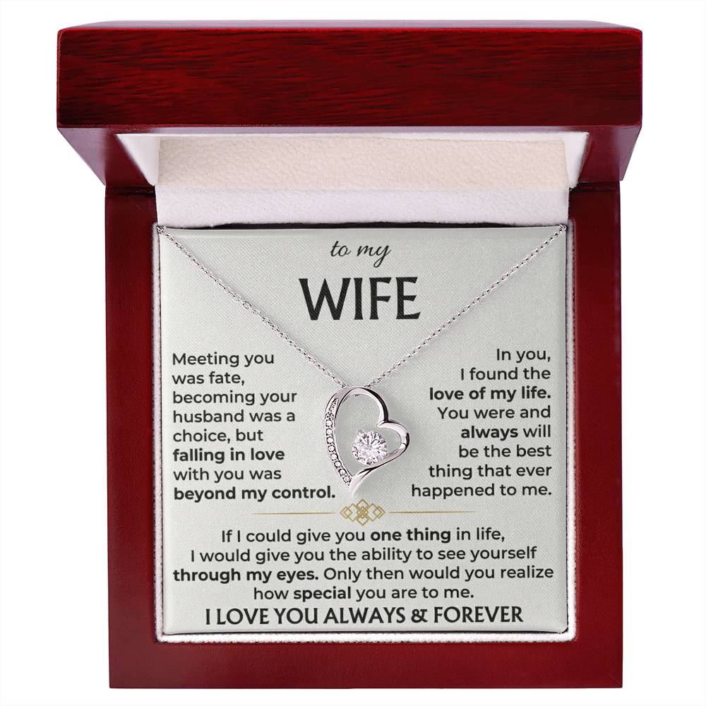 To My Wife - The Liana Promise™ Necklace - "Fate"