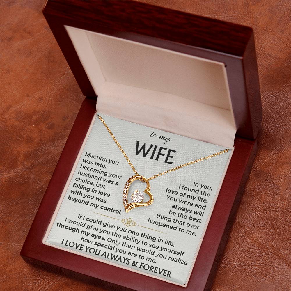 To My Wife - The Liana Promise™ Necklace - "Fate"