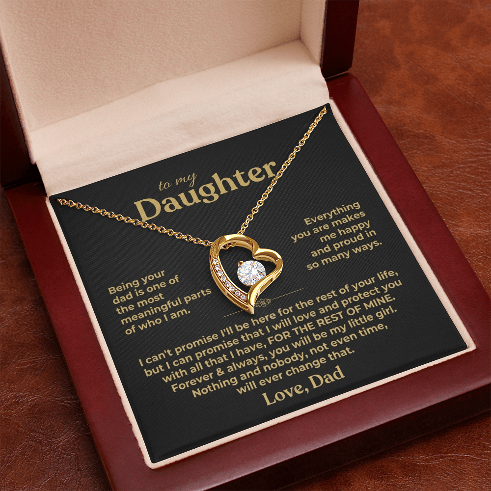To My Daughter - The Liana Promise™ Necklace - "My Little Girl"