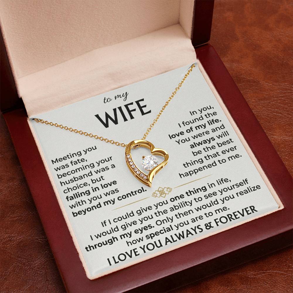 To My Wife - The Liana Promise™ Necklace - "Fate"