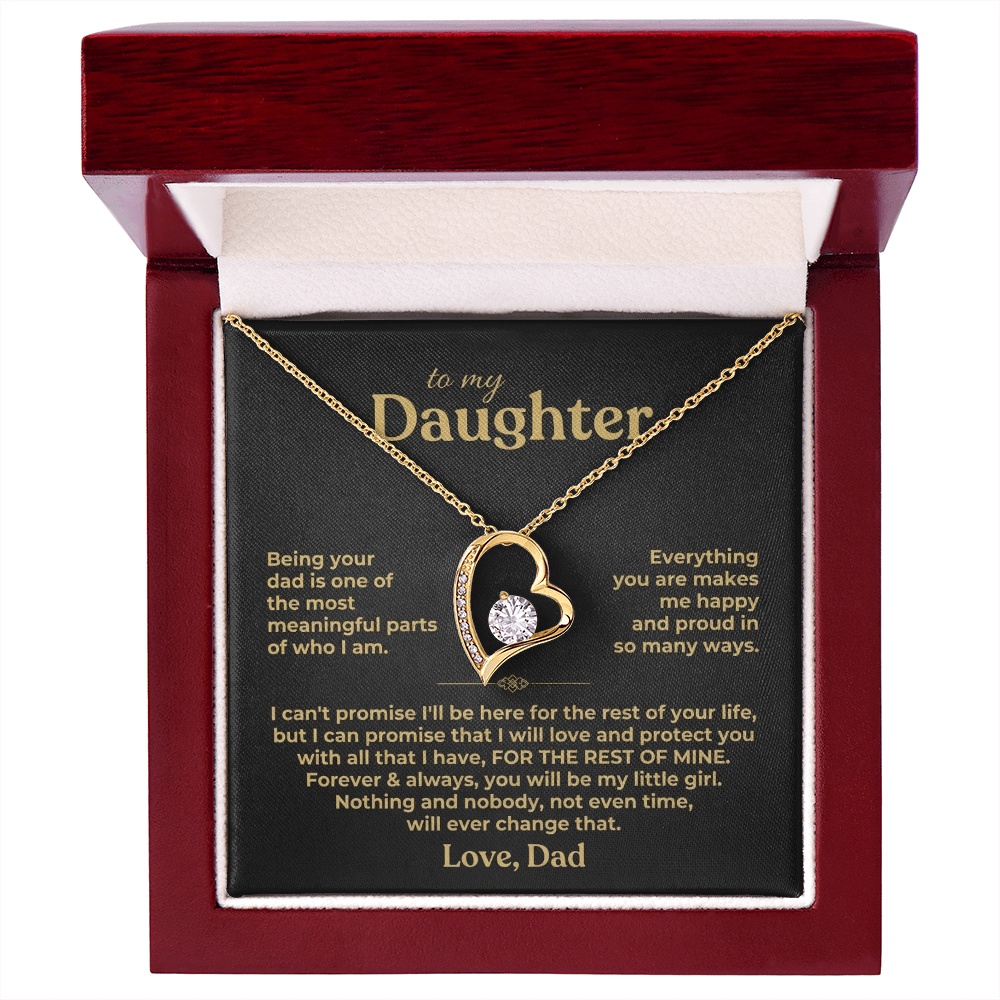 To My Daughter - The Liana Promise™ Necklace - "My Little Girl"