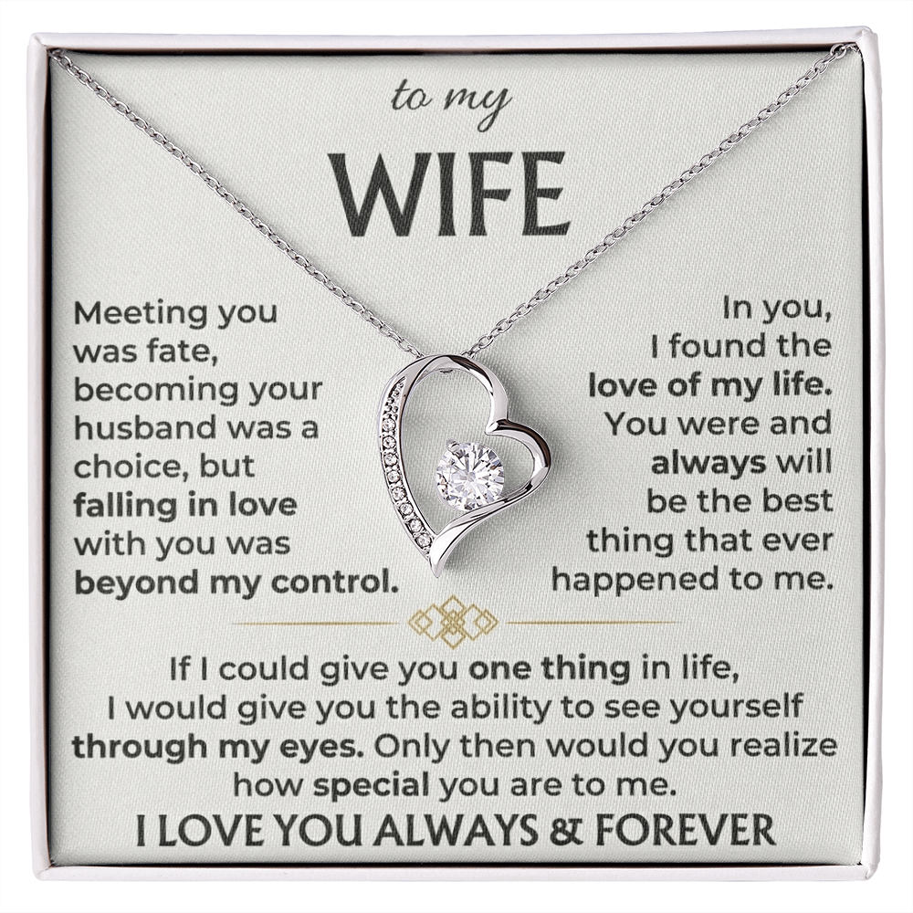 To My Wife - The Liana Promise™ Necklace - "Fate"