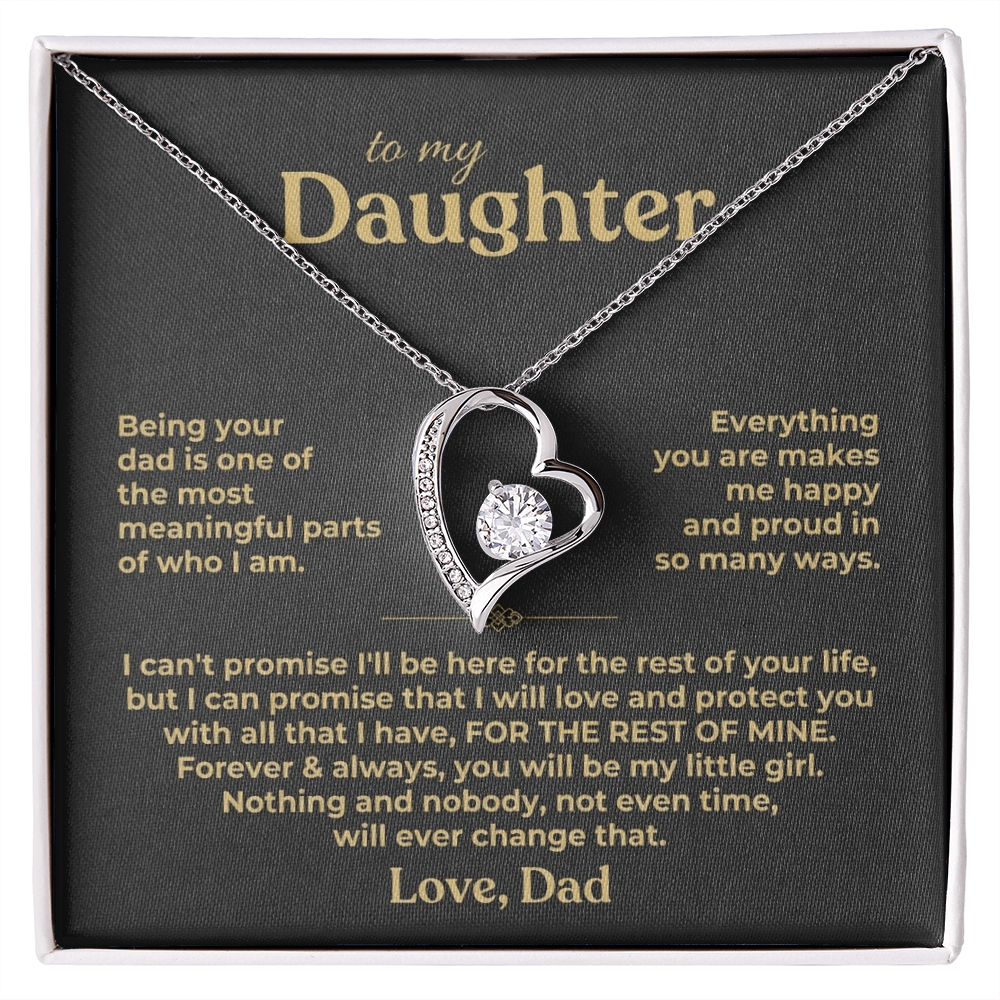 To My Daughter - The Liana Promise™ Necklace - "My Little Girl"
