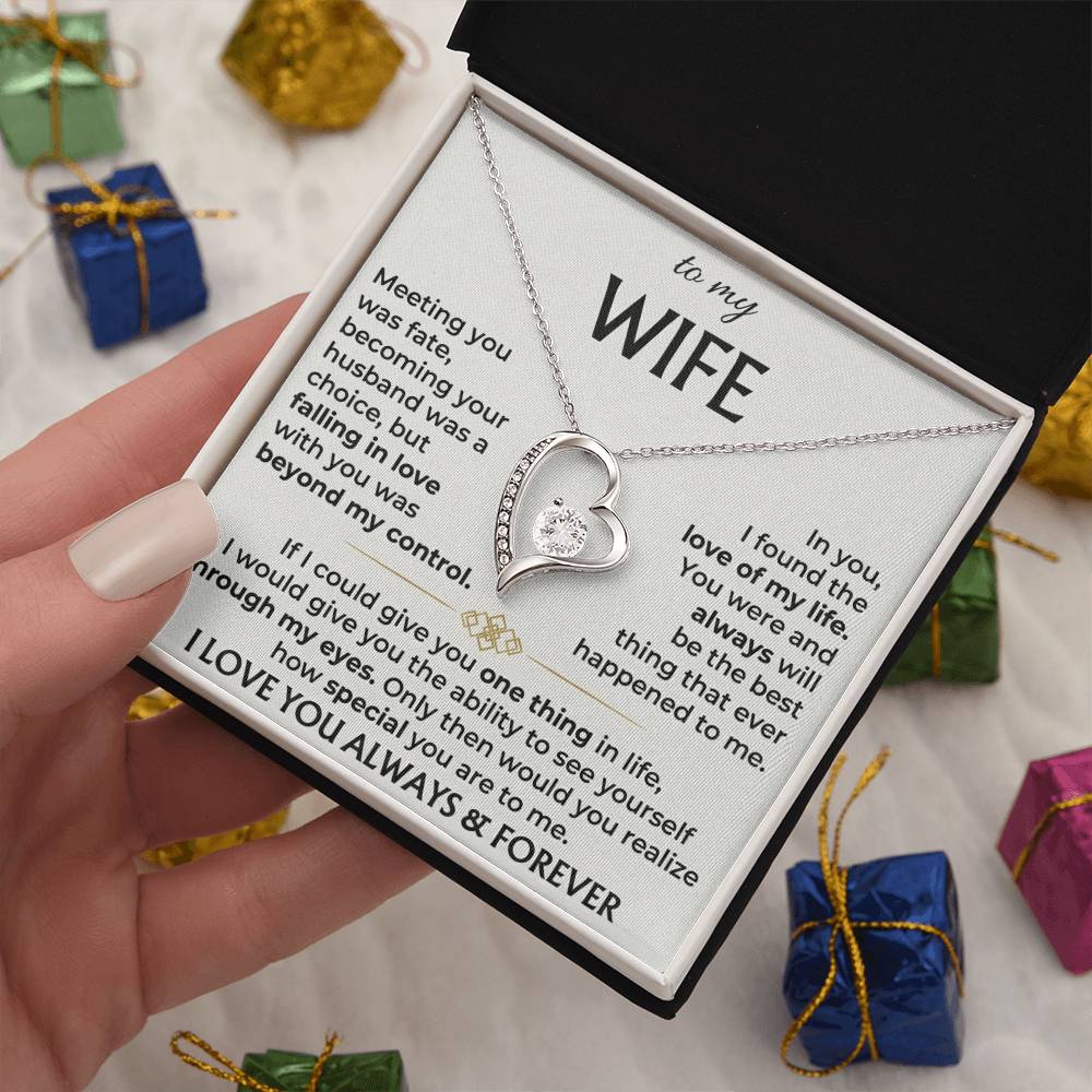 To My Wife - The Liana Promise™ Necklace - "Fate"