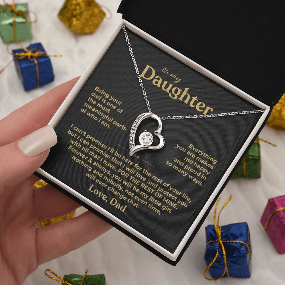 To My Daughter - The Liana Promise™ Necklace - "My Little Girl"