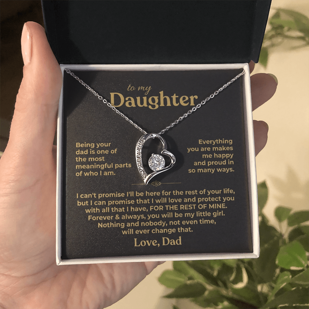 To My Daughter - The Liana Promise™ Necklace - "My Little Girl"