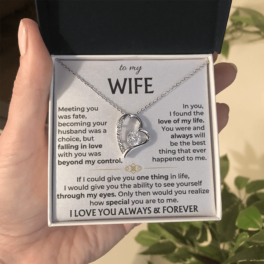 To My Wife - The Liana Promise™ Necklace - "Fate"