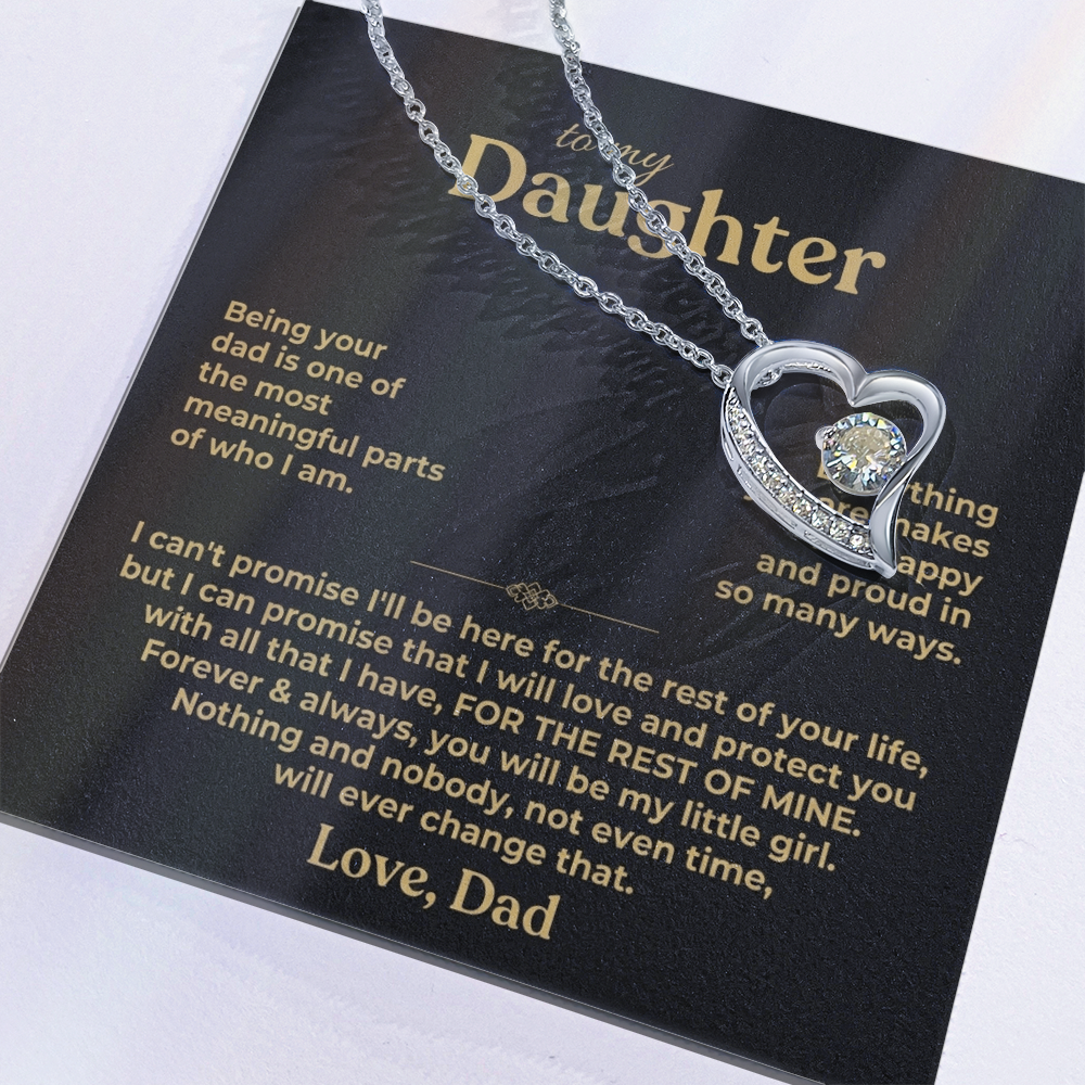 To My Daughter - The Liana Promise™ Necklace - "My Little Girl"