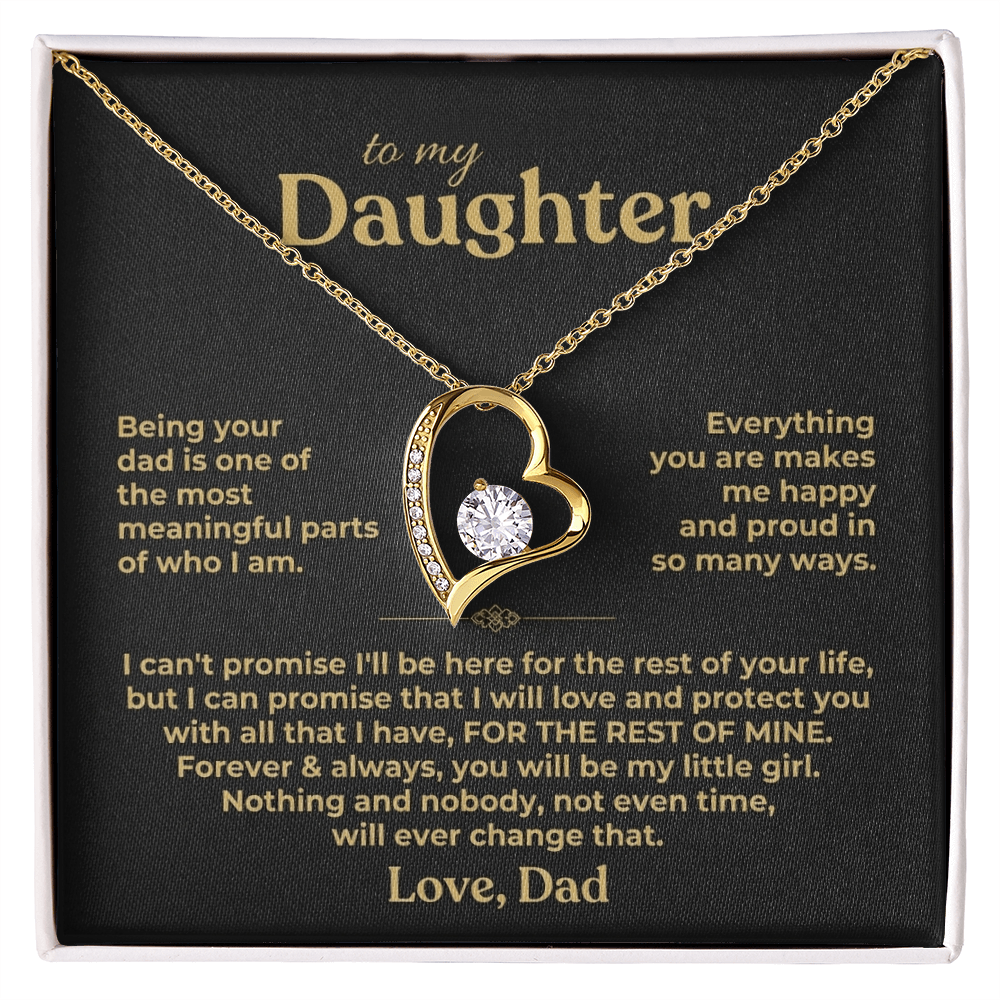 To My Daughter - The Liana Promise™ Necklace - "My Little Girl"