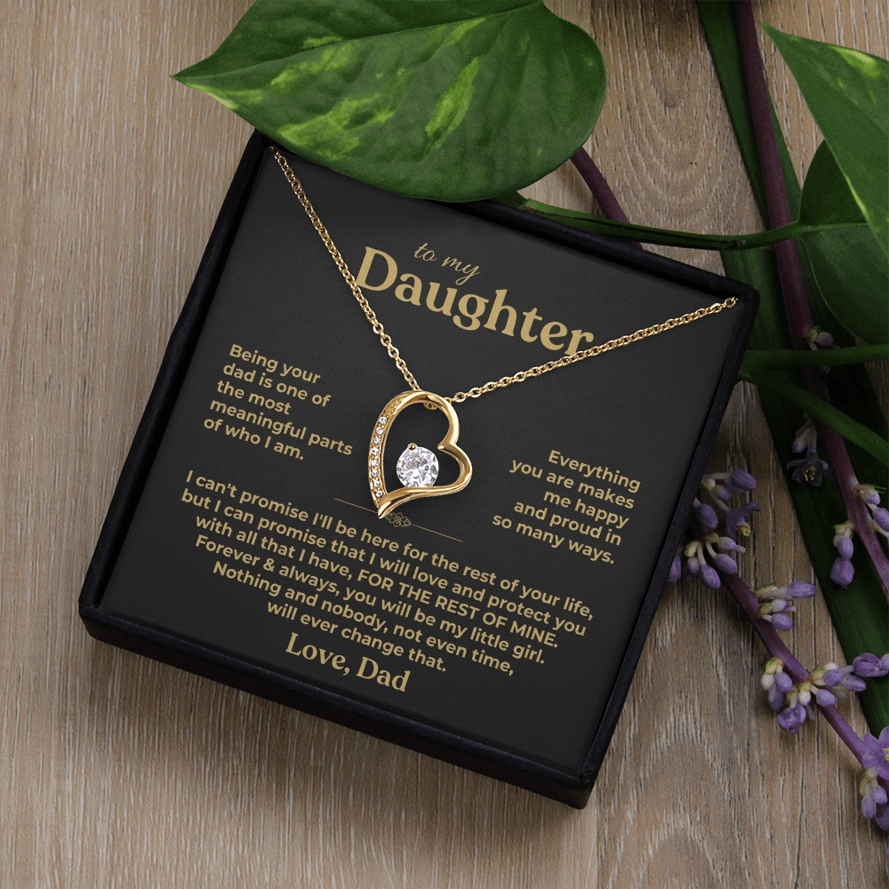 To My Daughter - The Liana Promise™ Necklace - "My Little Girl"
