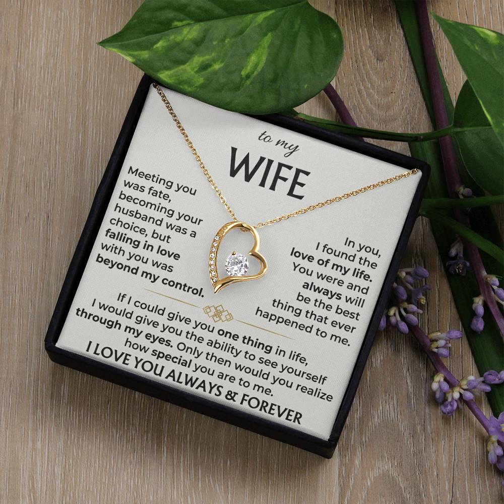 To My Wife - The Liana Promise™ Necklace - "Fate"