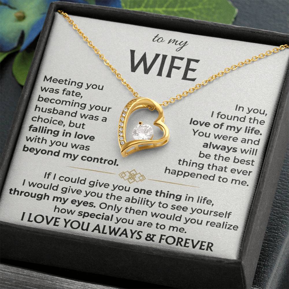 To My Wife - The Liana Promise™ Necklace - "Fate"